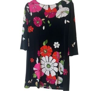 Floral Black Dress by Kupcake Size Medium